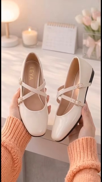 #crossstrapsandals #dollshoesforwomen #flatshoes #officeshoes