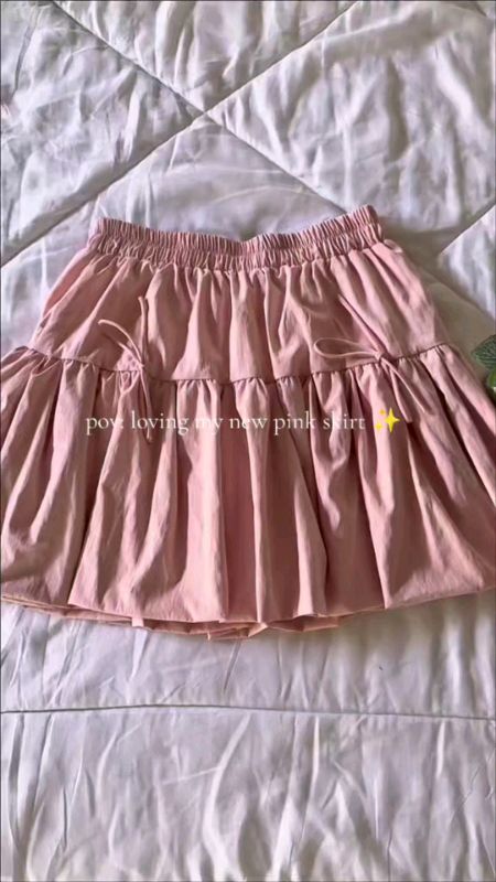 Women's High Waist Mini Pleated Skirt Double Layer Cake Skirt With Safety Shorts Casual Summer A Line Skirt #skirt #pleatedskirt #miniskirt
