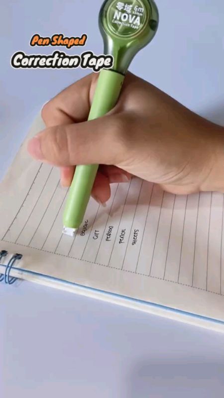 Correction Tape Of Pen Shape Creative Design Correction Tape Comfortable holding Easy use 5mm x 6m#MasMuraSaShopee