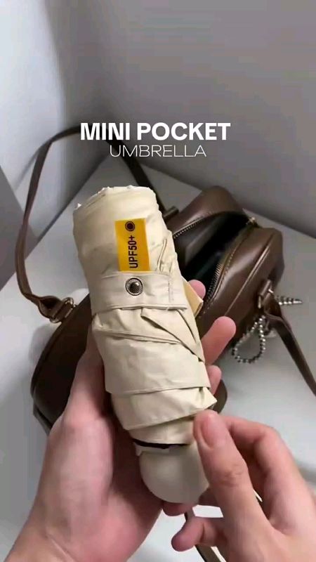 6Folds Mini Pocket Umbrella With UV Protection Lightweight Compact Foldable For Sun And Rain for #trending #minipocket #umbrella #MasMuraSaDito