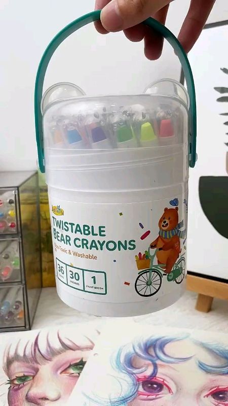 [Original Bear Style] 12/24/36 Colors plastic #crayons