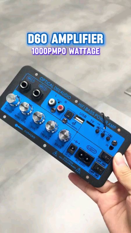 D60 1000W Fiber Input Subwoofer Power Amplifier Board 12V24V220V Di... #HugotSaShopee #ShopeeBudolNiAndy #MasMuraSaShopee #trending #viral