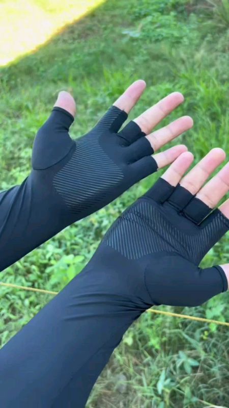 Summer Sun Protection Arm Sleeves Suitable for Outdoor Riding, Driving, Fishing #masamurasashopee #freecoinsinshopeevideo