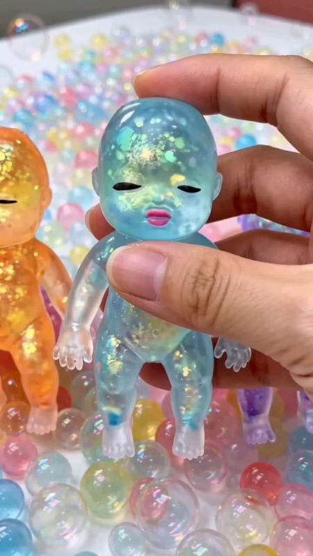 Natasha Cute Needoh Squishy Baby Stress Relief Toy Soft Squeeze Sensory Toy Relaxing Fidget for Kids Gifts