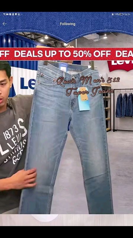 #LevisMens#levis512#SlimTaperJeans#levismensjeans#mensjeans#jeans#levisjeans#levisdenimjeans#viral#trending#freecoinsinshopeevideo #shopeephpaydaysale