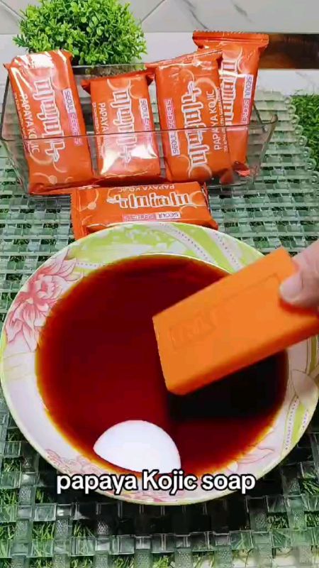 papaya Kojic Soap 20x whitening soul sercet beauty soap