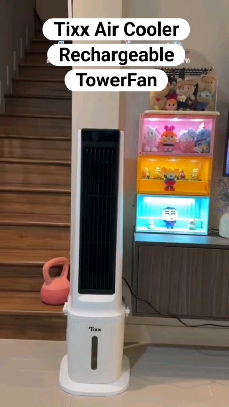 Tixx AirCooler Rechargeable TowerFan #FreeCoinsinShopeeVideo#MasmurasaShopee