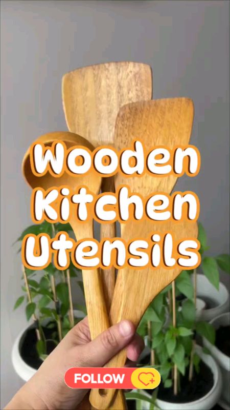 WOODEN KITCHEN UTENSILS #bestbuy #affordable #lowestprice