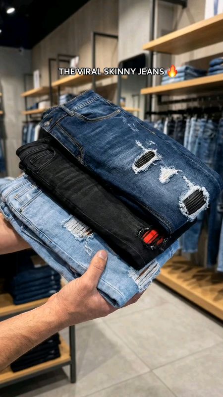 #shopeevideo #viral #trending one men's stretchable skinny jeans for men