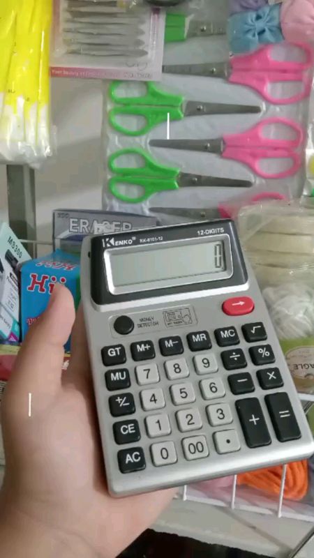 【COD] 12 Digits Dual Display Calculator with Money Detector - Battery Power (Free AA Battery)#murasaShopee #masmurasashop #FreeCoinsINShopeeVedio #