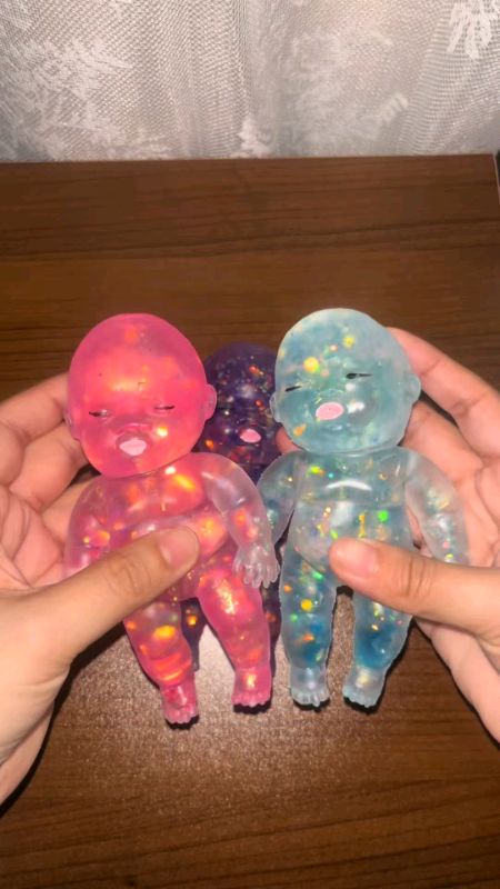 Natasha Cute Needoh Squishy Baby Stress Relief Toy Soft Squeeze Sensory Toy Relaxing Fidget for Kids Gifts