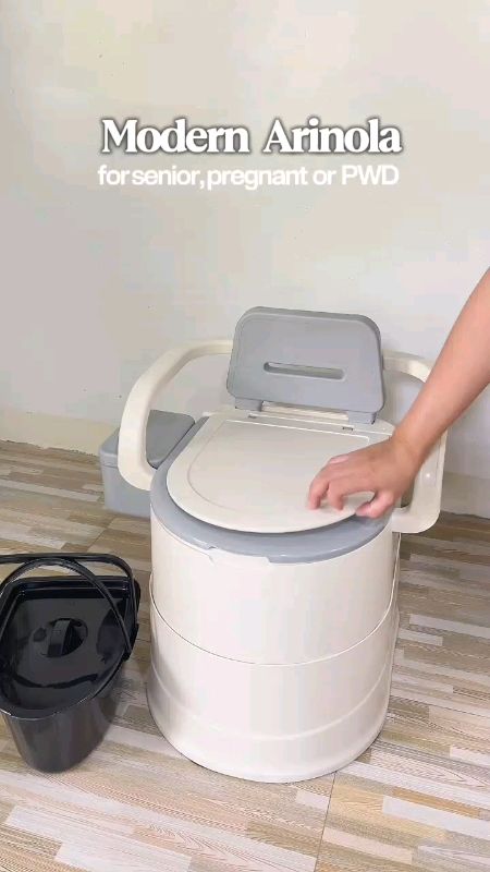 𝑳𝒖𝒎𝒊𝒏𝒆𝒐𝒏 Commode Chair Toilet For Elderly Patients Pregnant Women Non-slip Arinola With Armrest#freecoinsinshopeevideo #MasMuraSaShopee