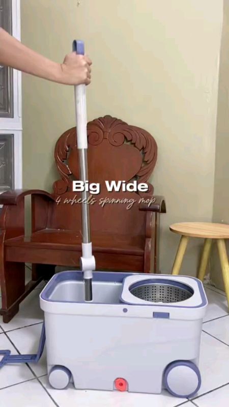 Spin Mop with Spinner and movable wheels Bucket #heavyduty  #rotatingmop #PMOP #foryou #fyp #MasMuraSaShopee #FreeCoinsInShopeeVideo