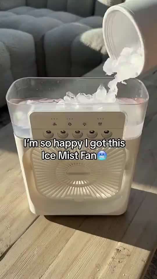 Mini Aircon Humidifier Mist Fan