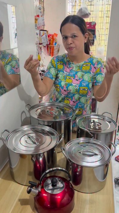 Stainless Steel Cooking Stock Pot Set #MasMuraSaShopee #fyp #trending #bilina #cooking