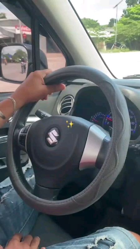Leather steering wheel cover #masmurasashopee #highlight #fyp #trending