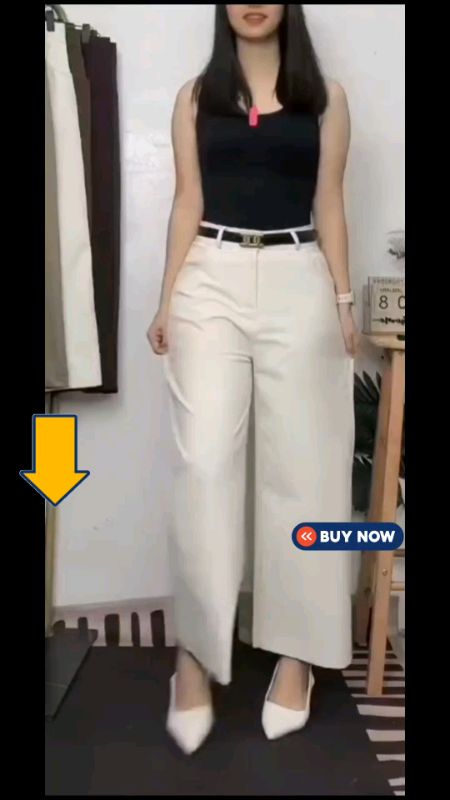 Trousers Pants for women #Casualpants #Trouser #Trouserforwomen #Widelegpants #Masmurasashopee #FreeCoinsInShopeeVideo