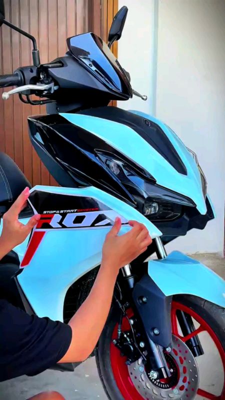 #STICKER DECALS for AEROX V3 ALPHA TURBO INDO (SOLID DESIGN 25) By STICKABOSS#FreeCoinsInShoppeVideos