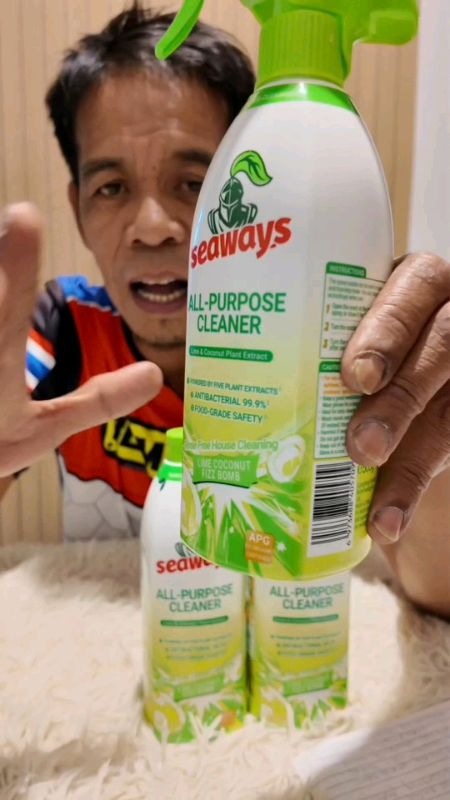 Seaways All-purpose Cleaner.  nakakatanggal ng dumi. with antibacterial.  at affordable. #seaways #seawaysallpurposecleaner #allpurposecleaner