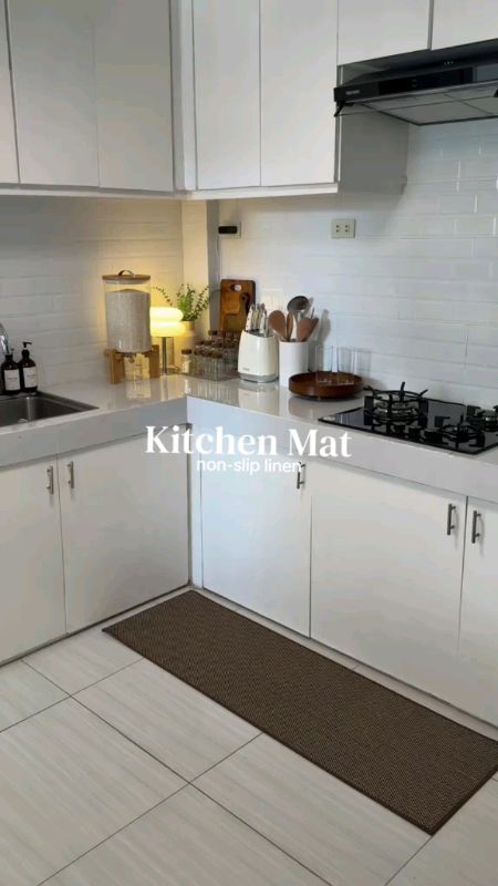 #Kitchen #FloorMat,Anti-slip linen #carpet, anti-slip mat, thick and dirt-resistant floor mat#HugotSashopee #MasMuraSaShopee #ShopeePhPayDaysale