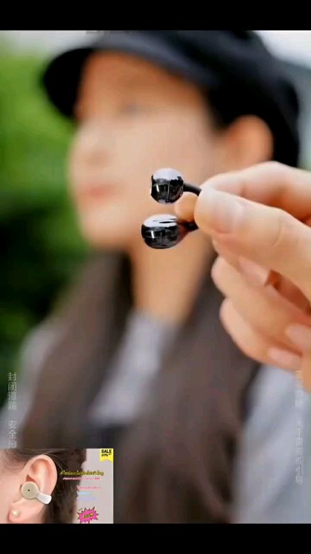 Wireless Air clip On Earphone#checkthisout #buynow #FreeCoinsInShopeeVideo #MasMuraSaShopee #fyp #stitch