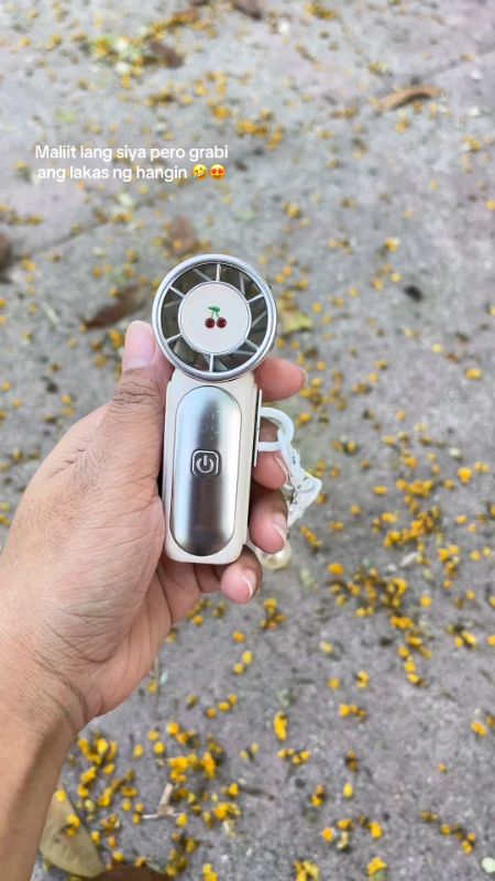 New Mini Fan 6000mAh Portable handheld✨🤍#MasMuraSaShopee #mustbuy #highquality #fyp #FreeCoinsInShopeeVideo #minifan #portable