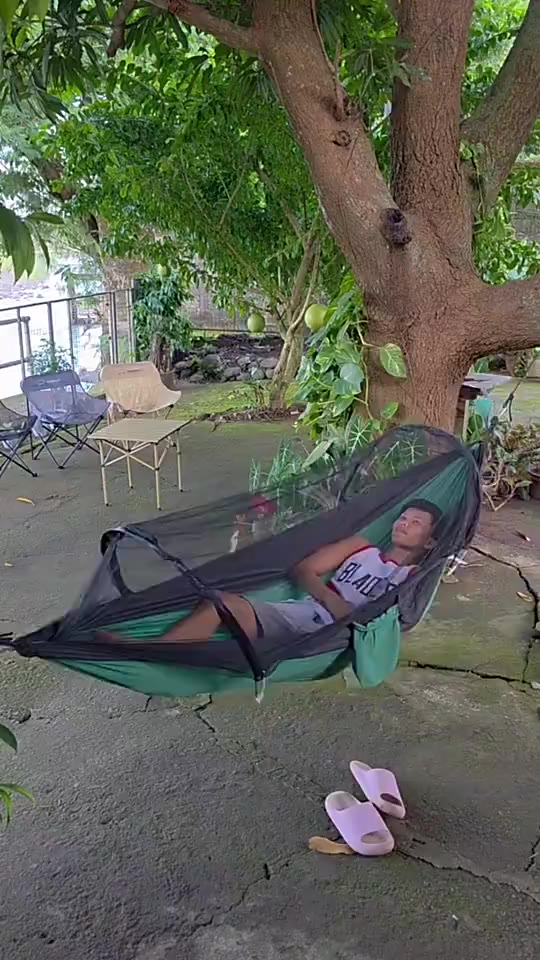 COD mosquito net hammock Portable outdoor Hammock Camping and hiking portable Hammock with net