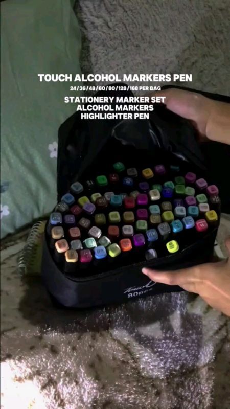 Painting Markers Manga Sketching Markers Art School Supplies Permanent Marker 24/30/36/48/60/80Color #marker #art #student #artmaterial