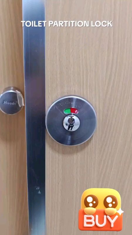 Public Toilet Bolt Door Lock Bathroom Restroom Indicator Lock Partition Door Lock #SulitSaShopee #RestroomDoorlock
