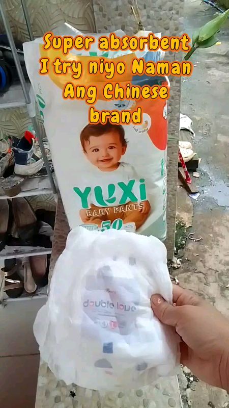 I try niyo Naman Ang Chinese brand napaka quality Ng diaper #yuxidiaper #babypants #chinesebrand #marketingaffiliate