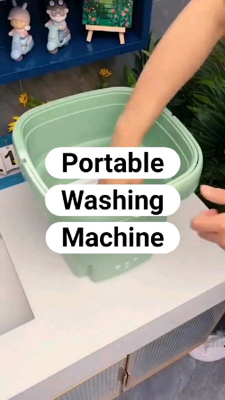 🛒portable washing machine 💖 #washingmachine #portable #folding #laundry #washing #clothes #Home #miniwashingmachine #ShopeePHPaydaySale #fyp #foryou
