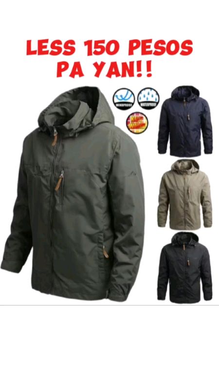 Windbreaker Waterproof Riding Jacket for Unisex🔥‼️Free Shipping Less 150 pa #FreeCoinsInShopeeVideo #jacket #waterproofjacket  #windbreakerjacket