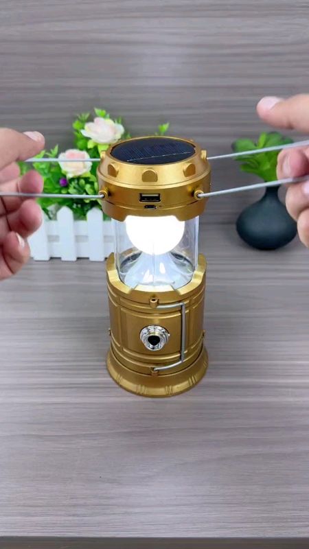Solar Camping Lamp Rechargeable Lantern. #FreeCoinsInShopeeVideo #MasMuraSaShopee #ShopeePHPaydaySale #lamp #flashlight #campinglight #solar #lantern