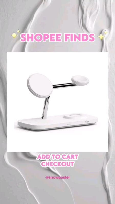 🩷Ringke Qi2 3-in-1 Magnetic Aesthetic Wireless Charger for Smartphone