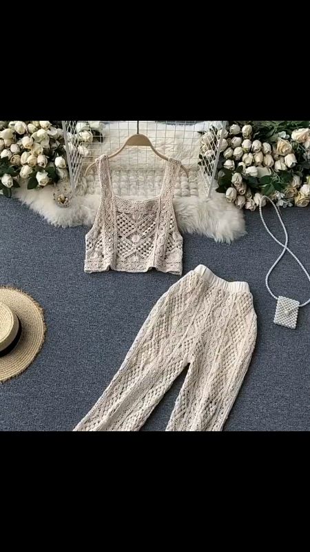 Check out Crochet Top Beach Wear Crochet Swimwear Crochet Swimsuit New Crop Top Knitted Outfit For #xtrachallenge