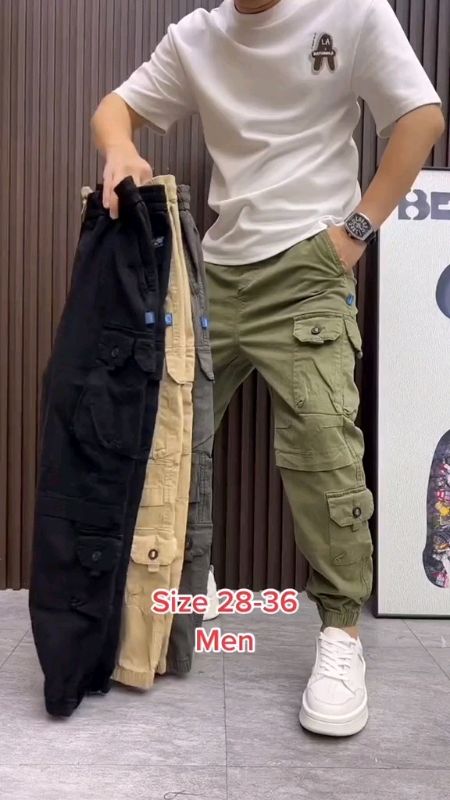 Men Cargo Jogger Pants #FreeCoinsInShopeeVideo #jogger