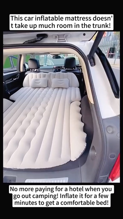 Suv inflatable car airbed