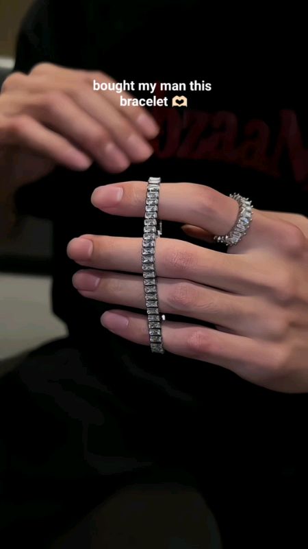 Missu Tennis bracelet for men and women stainless steel tennis bracelet #tennisbracelet #missujewelry #stainlesssteelbracelet #bracelet #giftsforhim