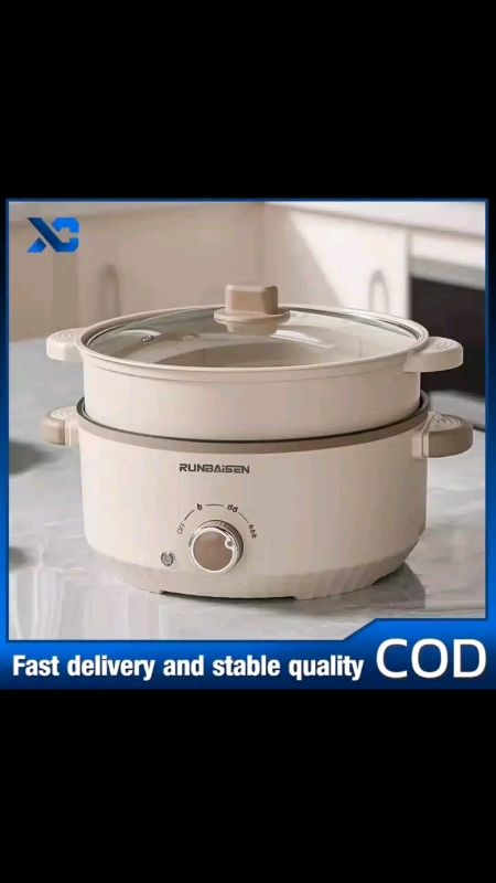 5L Large Capacity Multifunctional Electric Cooker Non-Stick Pot 28CM Electric Pot Hot Pot Cooker XC #cooker #FreeCoinsInShopeeVideo #hotpot
