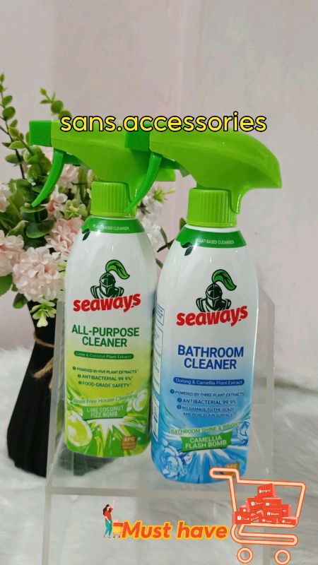 Seaways Multi-purpose Cleaner toilet and bathroom cleaner Strong Decontamination Descaling Cleaning Spray#seaways #cleaningspray #toiletcleaner