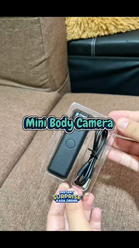 Rechargeable mini camera cctv or spy camera cctv✨ #minicameracctv #bodycamera #cctvcamera #spycamera #MasMuraSaShopee #FreeCoinsInShopeeVideo