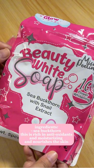 Get ready to glow with the newest You Glow Babe Beauty White Soap! 5pcs soap in 1 pack! #YouGlowBabe #YGB #BeautyWhite #beautywhitesoap