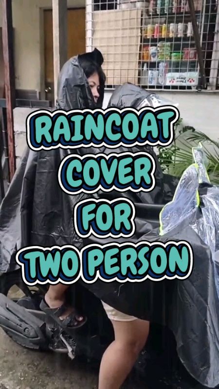 Raincoat cover for two person big size #raincoat #bigsize ##bestseller #trend #trending #fyp #viral #MasMuraSaShopee #FreeCoinsInShopeeVideo