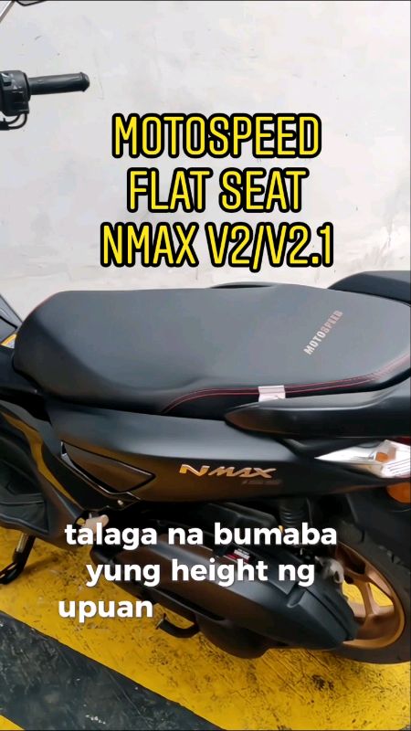 NMAX V2 / V2.1 / V3 FLAT MOTOSPEED FLAT SEAT #nmaxflatseat #nmax #flatseat #motospeedflatseatnmaxv2 #fyp #FreeCoinsInShopeeVideo