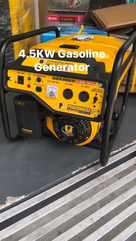 POWERHOUSE ENERGIE SERIES Gasoline Generator Recoil Start Max Power 4.5KW #powerhouse #gasoline #generator