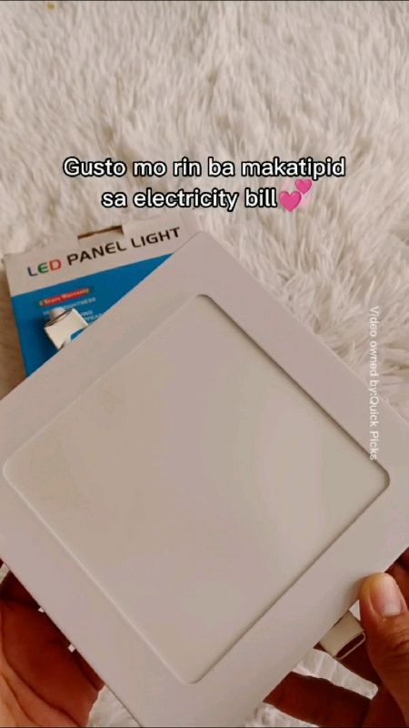 Energy efficient LED Panel Light🥰❤🎀#LED #ledlight #lighting #energysavinglight #light#homelight #ledpanellight #ilaw #homelighting #freecoins