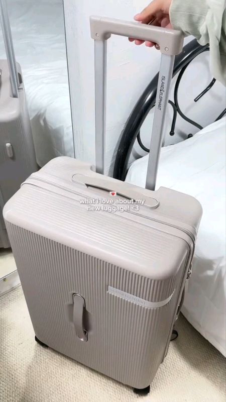 Click the orange basket to order. #luggage #travelluggage #maleta