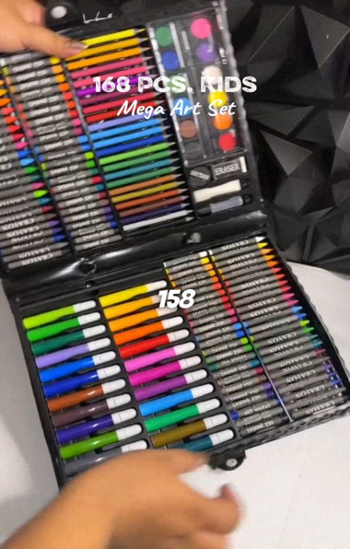 The ultimate 168-pc Kids Art Set—perfect gift for creative kids! Don’t miss out!#MasMuraSaShopee#ShopeePHCommsXTRA#shopeeph #shopeefinds #shopeehaul