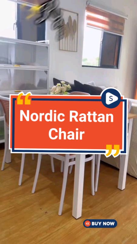 Nordic Rattan Chair #ShopeePHPaydaySale #MasMuraSaShopee #FreeCoinsInShopeeVideo #viral #trending