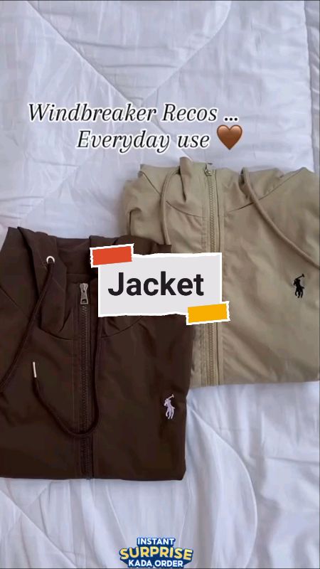 Hoodie Windbreaker rain jacket#windbreakerjacket #rainjacket #hoodiejacket #fyp #FreeCoinsInShopeeVideo
